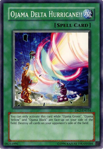 Ojama Delta Hurricane!! trading card from Dark Revelation Volume 2 Ojama Delta Hurricane!! - Dark Revelation Volume 2 YuGiOh trading card