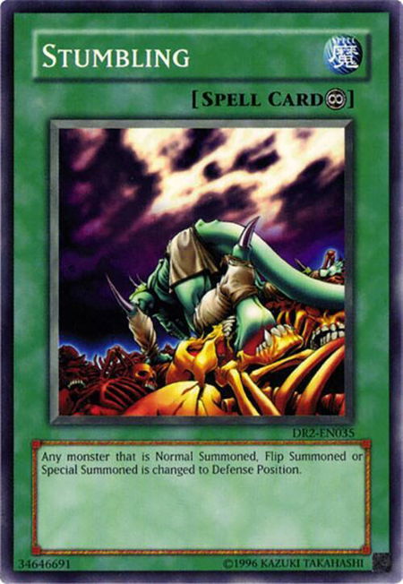Stumbling - Dark Revelation Volume 2 YuGiOh trading card