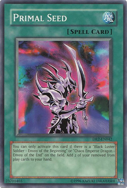 Primal Seed - Dark Revelation Volume 2 YuGiOh trading card