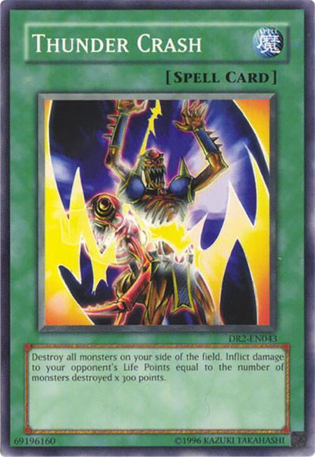 Thunder Crash - Dark Revelation Volume 2 YuGiOh trading card