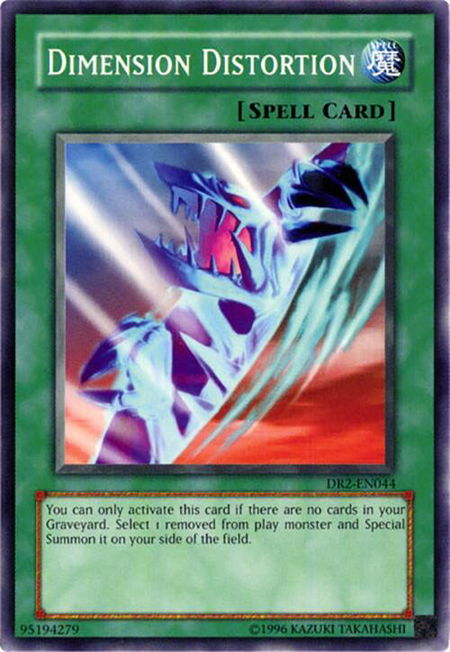 Dimension Distortion - Dark Revelation Volume 2 YuGiOh trading card