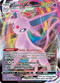 Espeon VMAX - SWSH07: Evolving Skies (SWSH07) #065/203 - Ultra Rare Pokémon Trading Card
