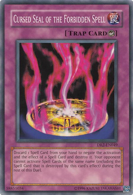 Cursed Seal of the Forbidden Spell - Dark Revelation Volume 2 YuGiOh trading card