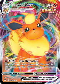 Flareon VMAX - SWSH07: Evolving Skies (SWSH07) #018/203 - Ultra Rare Pokémon Trading Card