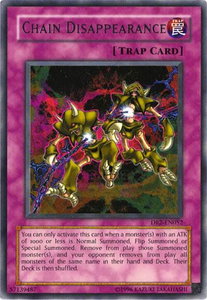 Chain Disappearance - Dark Revelation Volume 2 (DR2) #DR2-EN052 - Rare YuGiOh Trading Card