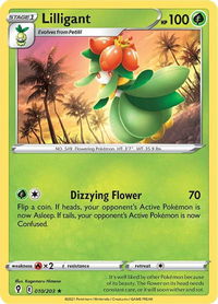Lilligant - SWSH07: Evolving Skies (SWSH07) #010/203 - Rare Pokémon Trading Card