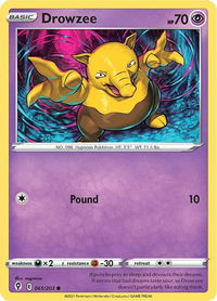 Drowzee - SWSH07: Evolving Skies (SWSH07) #061/203 - Common Pokémon Trading Card