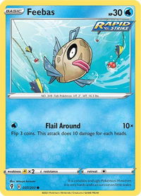 Feebas - SWSH07: Evolving Skies (SWSH07) #037/203 - Common Pokémon Trading Card