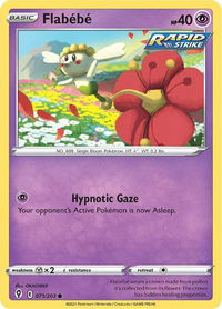 Flabebe - SWSH07: Evolving Skies (SWSH07) #071/203 - Common Pokémon Trading Card
