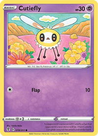 Cutiefly - SWSH07: Evolving Skies (SWSH07) #078/203 - Common Pokémon Trading Card