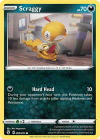 Scraggy - SWSH07: Evolving Skies (SWSH07) #098/203 - Common Pokémon Trading Card