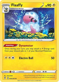 Flaaffy - SWSH07: Evolving Skies (SWSH07) #055/203 - Uncommon Pokémon Trading Card
