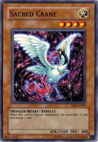 Sacred Crane - Dark Revelation Volume 2 (DR2) #DR2-EN070 - Common / Short Print YuGiOh Trading Card