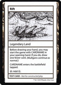 Rift (No PW Symbol) - Mystery Booster: Convention Edition Exclusives (CMB1) #null - Special Magic: The Gathering Trading Card