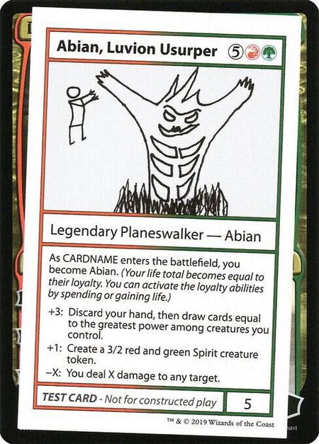 Abian, Luvion Usurper (No PW Symbol) - Mystery Booster: Convention Edition Exclusives Magic: The Gathering trading card