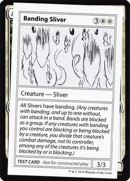 Banding Sliver (No PW Symbol) - Mystery Booster: Convention Edition Exclusives Magic: The Gathering trading card