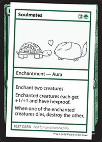 Soulmates (No PW Symbol) - Mystery Booster: Convention Edition Exclusives (CMB1) #null - Special Magic: The Gathering Trading Card