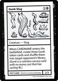 Gunk Slug (No PW Symbol) - Mystery Booster: Convention Edition Exclusives (CMB1) #null - Special Magic: The Gathering Trading Card