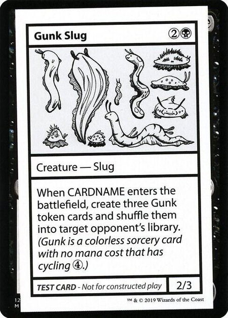 Gunk Slug (No PW Symbol) - Mystery Booster: Convention Edition Exclusives Magic: The Gathering trading card
