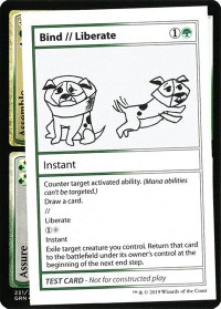 Bind // Liberate (No PW Symbol) - Mystery Booster: Convention Edition Exclusives (CMB1) #null - Special Magic: The Gathering Trading Card