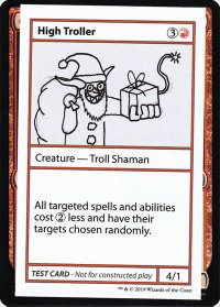 High Troller (No PW Symbol) - Mystery Booster: Convention Edition Exclusives (CMB1) #null - Special Magic: The Gathering Trading Card
