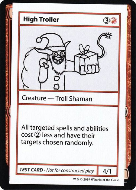High Troller (No PW Symbol) - Mystery Booster: Convention Edition Exclusives Magic: The Gathering trading card