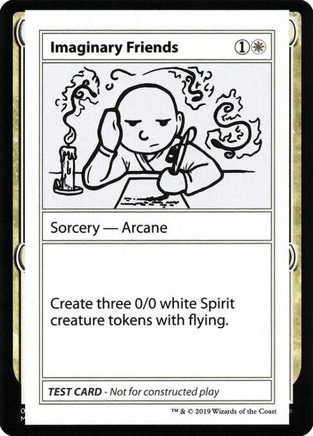 Imaginary Friends (No PW Symbol) - Mystery Booster: Convention Edition Exclusives Magic: The Gathering trading card