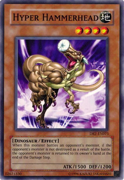 Hyper Hammerhead trading card from Dark Revelation Volume 2 Hyper Hammerhead - Dark Revelation Volume 2 YuGiOh trading card