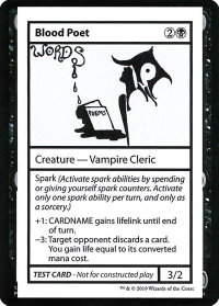 Blood Poet (No PW Symbol) - Mystery Booster: Convention Edition Exclusives (CMB1) #null - Special Magic: The Gathering Trading Card