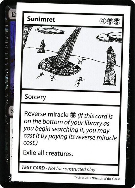 Sunimret (No PW Symbol) - Mystery Booster: Convention Edition Exclusives Magic: The Gathering trading card