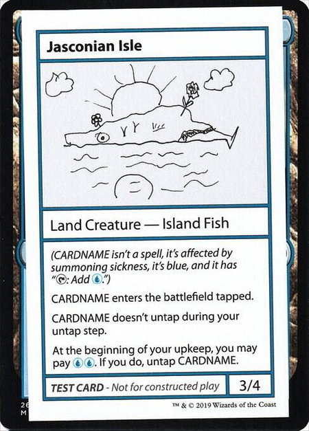 Jasconian Isle (No PW Symbol) - Mystery Booster: Convention Edition Exclusives Magic: The Gathering trading card