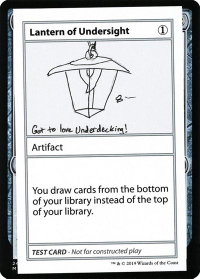 Lantern of Undersight (No PW Symbol) - Mystery Booster: Convention Edition Exclusives (CMB1) #null - Special Magic: The Gathering Trading Card