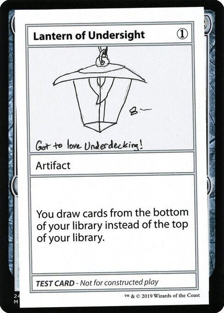 Lantern of Undersight (No PW Symbol) - Mystery Booster: Convention Edition Exclusives Magic: The Gathering trading card