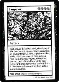 Largepox (No PW Symbol) - Mystery Booster: Convention Edition Exclusives (CMB1) #null - Special Magic: The Gathering Trading Card