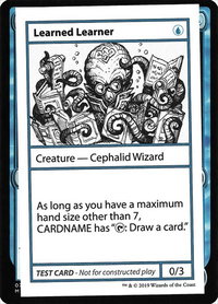 Learned Learner (No PW Symbol) - Mystery Booster: Convention Edition Exclusives (CMB1) #null - Special Magic: The Gathering Trading Card