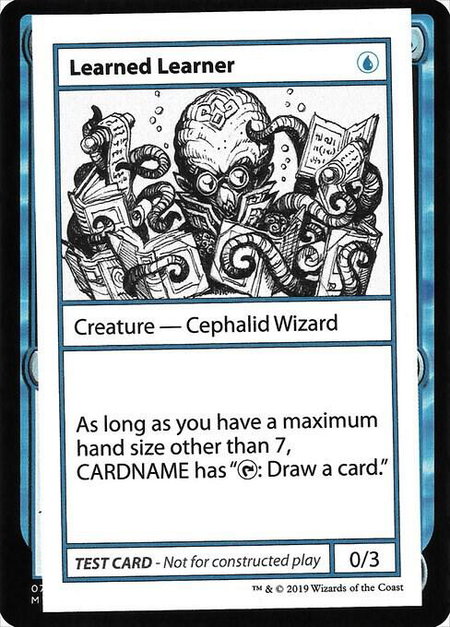 Learned Learner (No PW Symbol) - Mystery Booster: Convention Edition Exclusives Magic: The Gathering trading card