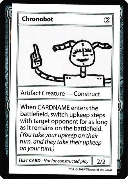 Chronobot (No PW Symbol) - Mystery Booster: Convention Edition Exclusives Magic: The Gathering trading card