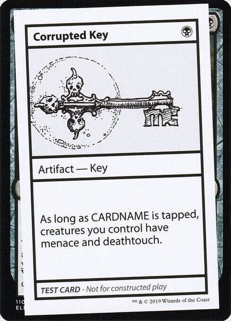 Corrupted Key (No PW Symbol) - Mystery Booster: Convention Edition Exclusives Magic: The Gathering trading card