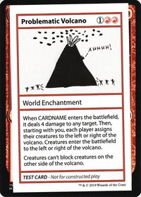 Problematic Volcano (No PW Symbol) - Mystery Booster: Convention Edition Exclusives (CMB1) #null - Special Magic: The Gathering Trading Card
