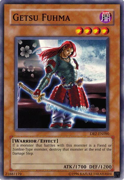 Getsu Fuhma trading card from Dark Revelation Volume 2 Getsu Fuhma - Dark Revelation Volume 2 YuGiOh trading card