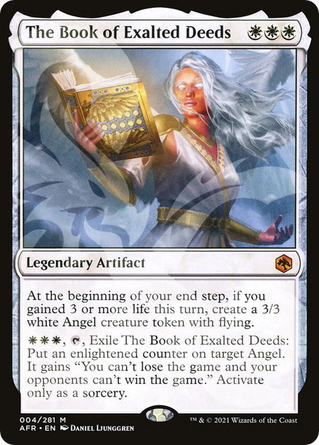 The Book of Exalted Deeds - AFR Ampersand Promos Magic: The Gathering trading card