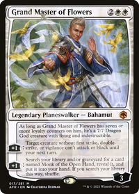 Grand Master of Flowers - AFR Ampersand Promos (AFR&) #17a - Mythic Magic: The Gathering Trading Card