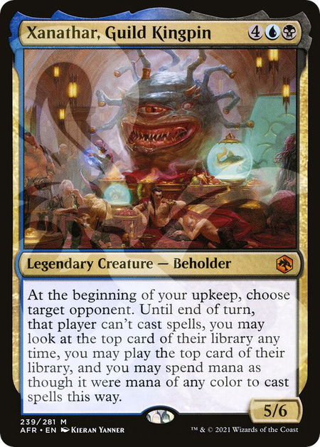 Xanathar, Guild Kingpin - AFR Ampersand Promos Magic: The Gathering trading card