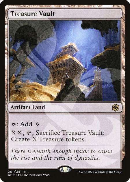 Treasure Vault - AFR Ampersand Promos Magic: The Gathering trading card