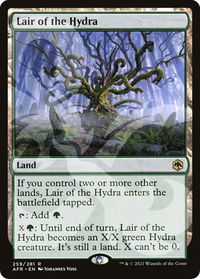 Lair of the Hydra - AFR Ampersand Promos (AFR&) #259a - Rare Magic: The Gathering Trading Card