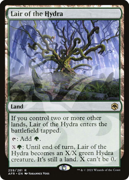 Lair of the Hydra - AFR Ampersand Promos Magic: The Gathering trading card