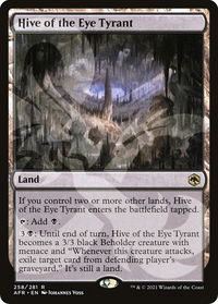 Hive of the Eye Tyrant - AFR Ampersand Promos (AFR&) #258a - Rare Magic: The Gathering Trading Card