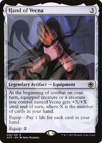 Hand of Vecna - AFR Ampersand Promos (AFR&) #246a - Rare Magic: The Gathering Trading Card