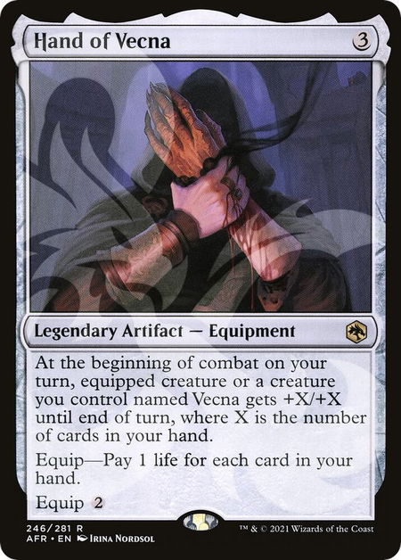 Hand of Vecna - AFR Ampersand Promos Magic: The Gathering trading card