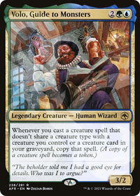 Volo, Guide to Monsters - AFR Ampersand Promos (AFR&) #238a - Rare Magic: The Gathering Trading Card